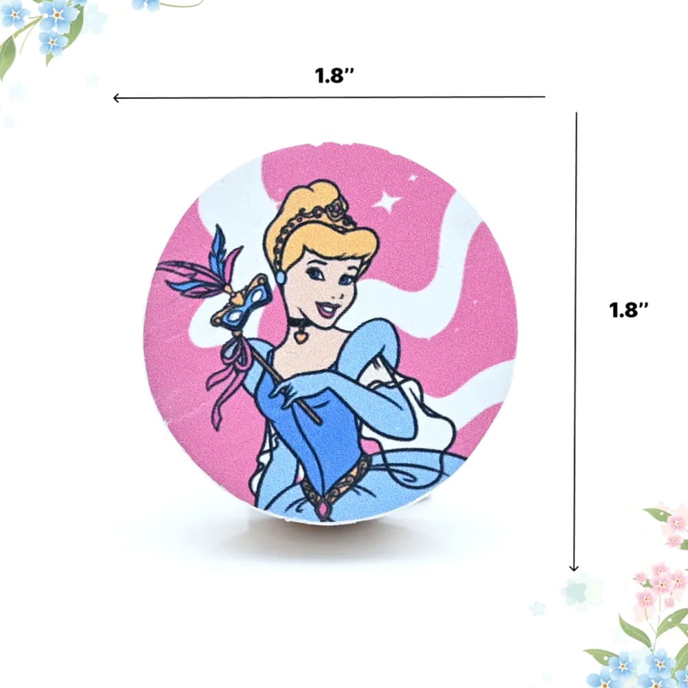 Handmade Pine Wood Cinderella Ball Gown Knob for Kids Furniture